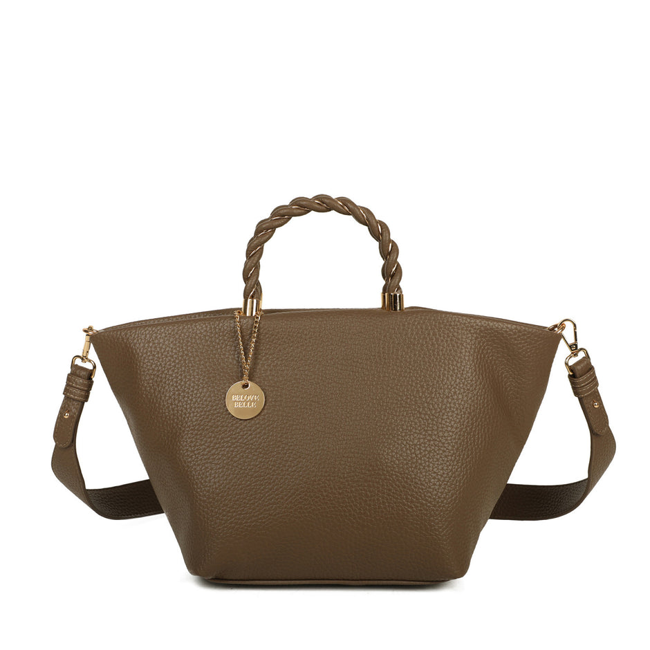 Sac shopper anse tressée