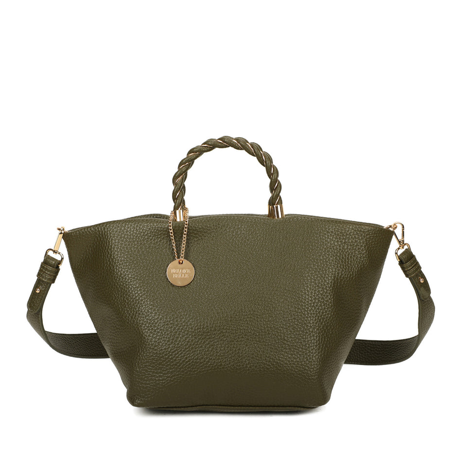 Sac shopper anse tressée