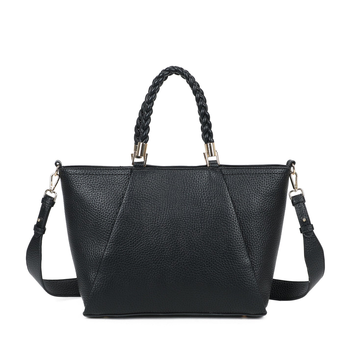 Sac shopper anse tressée