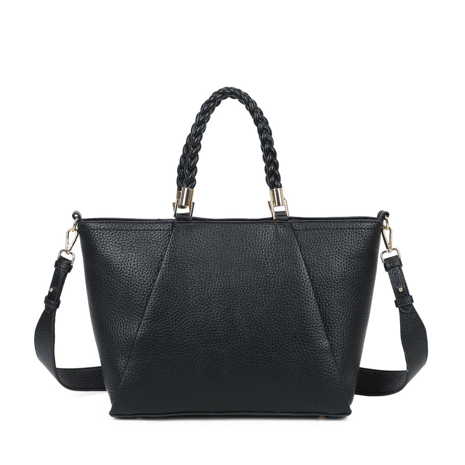 Sac shopper anse tressée