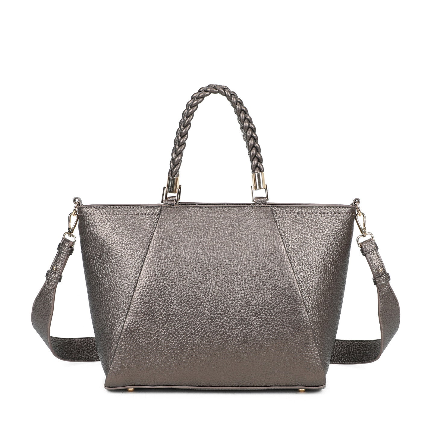 Sac shopper anse tressée