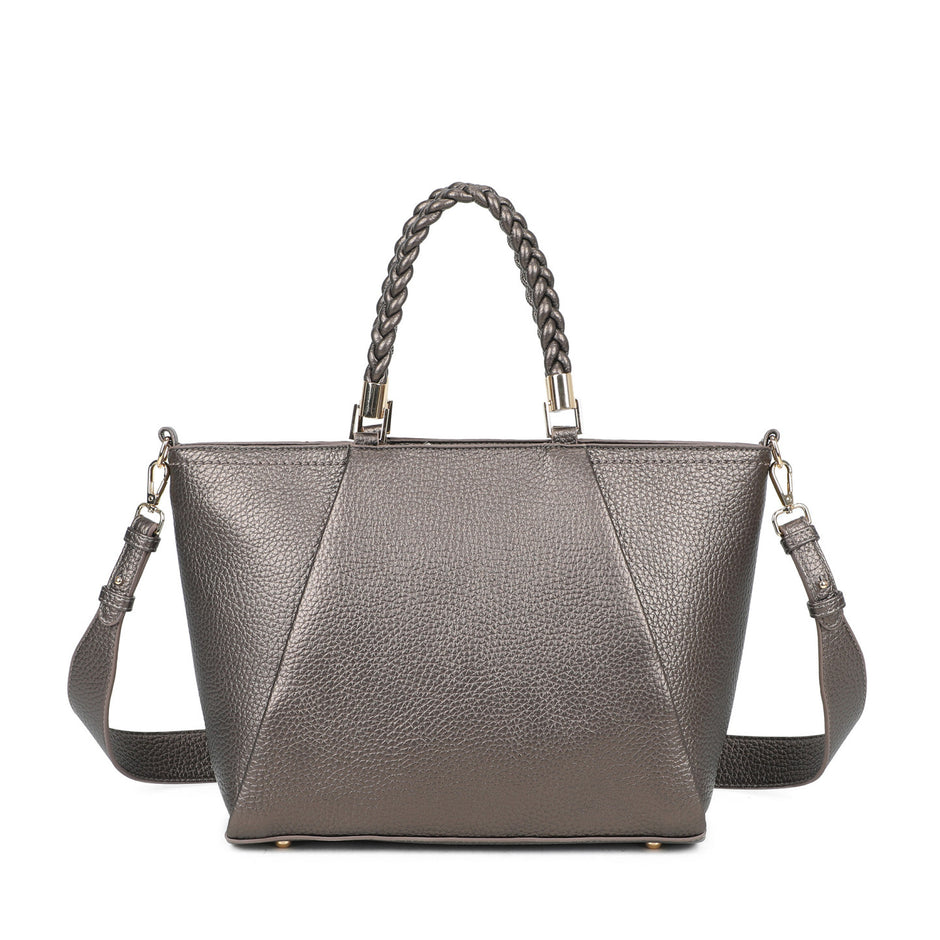 Sac shopper anse tressée