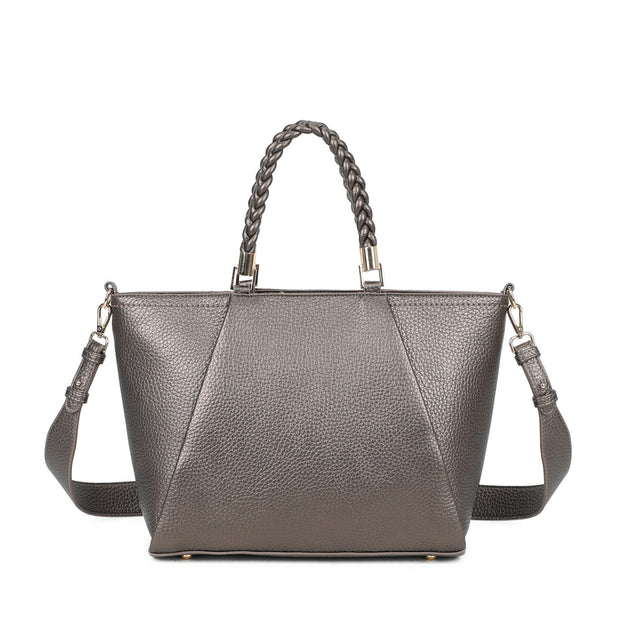 Sac shopper anse tressée