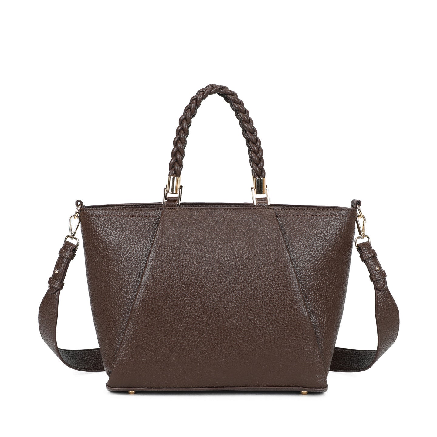 Sac shopper anse tressée