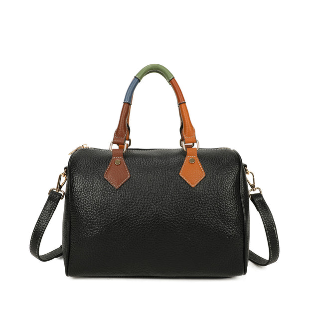 Sac shopper avec anse colorée