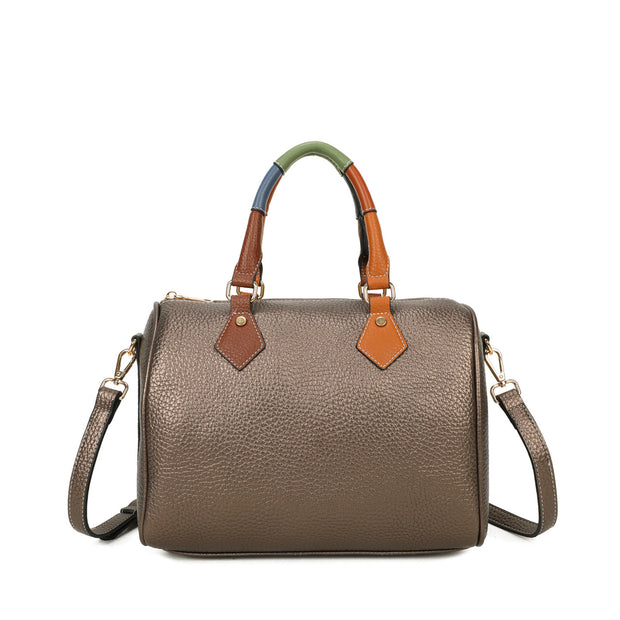 Sac shopper avec anse colorée