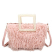 Sac shopper avec anse en perles