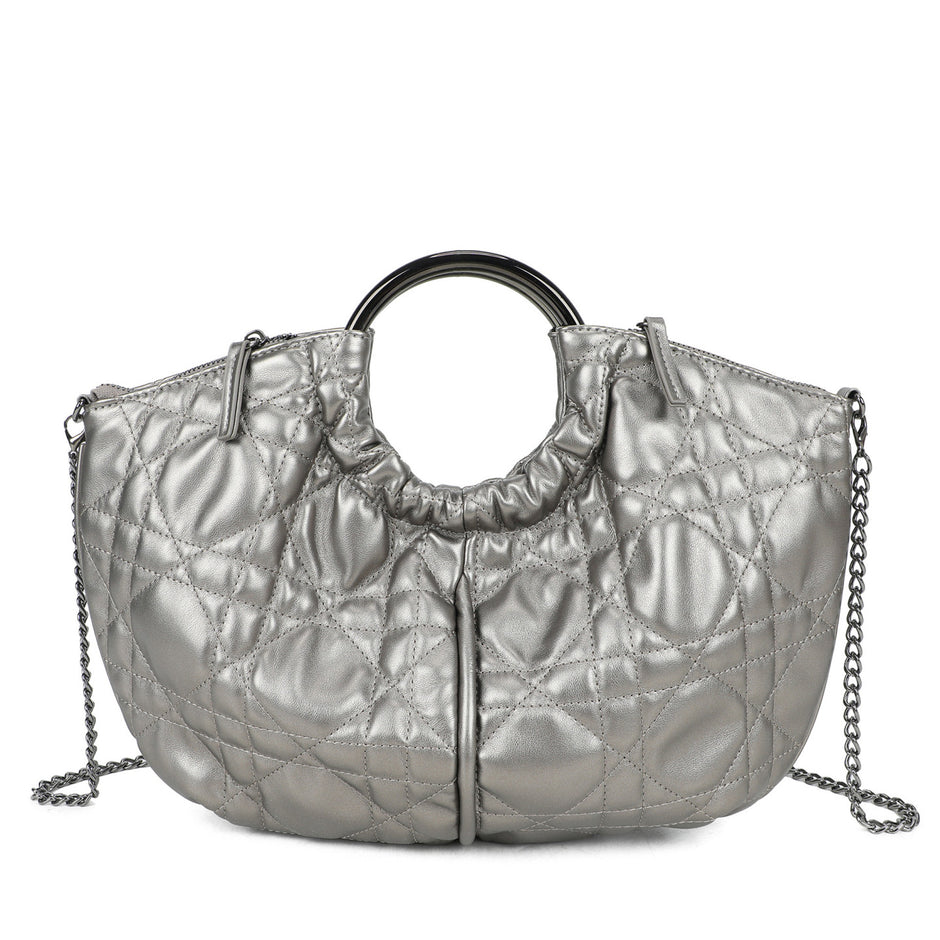 Sac shopper avec anse ronde