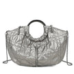 Sac shopper avec anse ronde