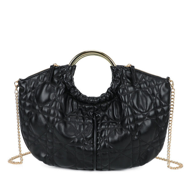 Sac shopper avec anse ronde