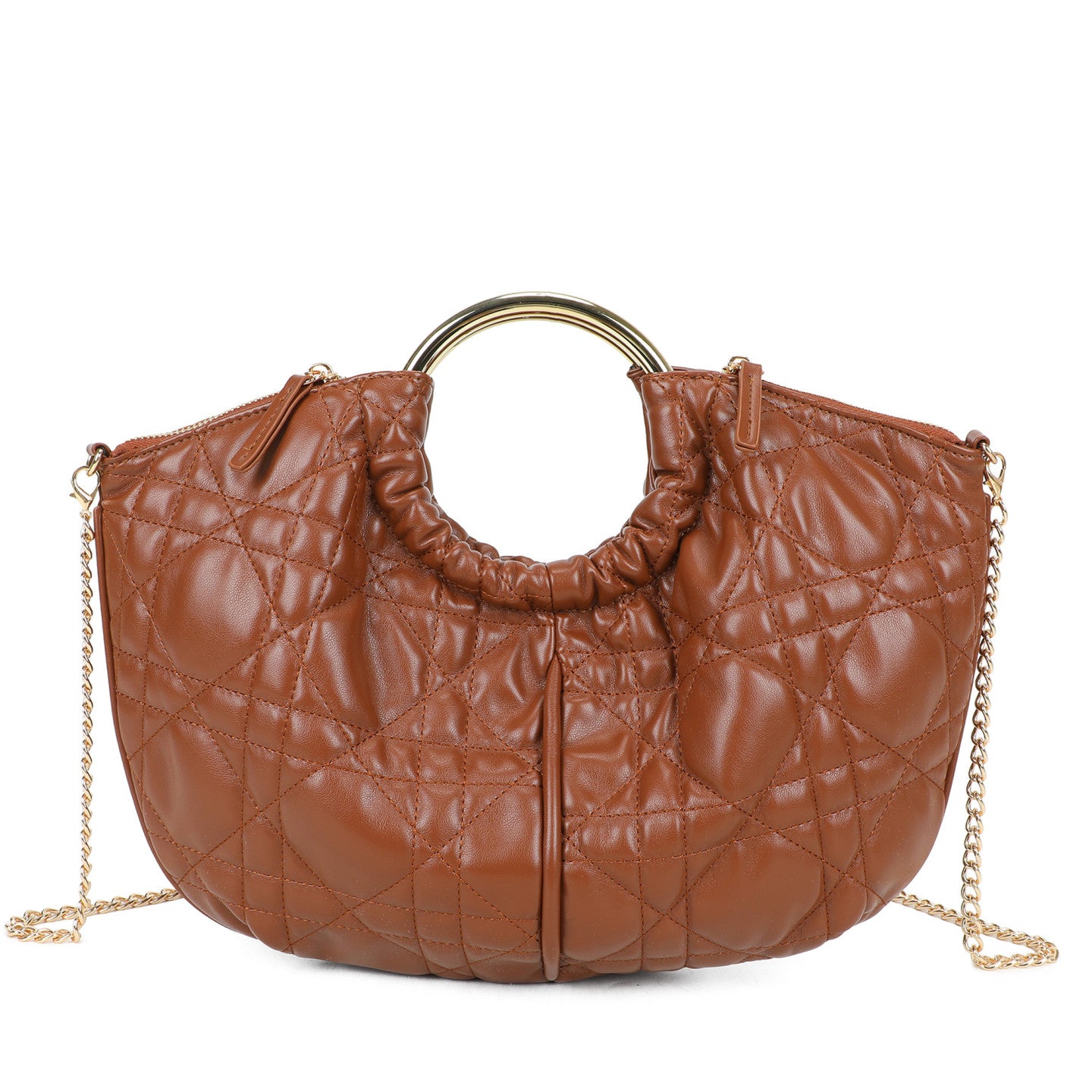 Sac shopper avec anse ronde