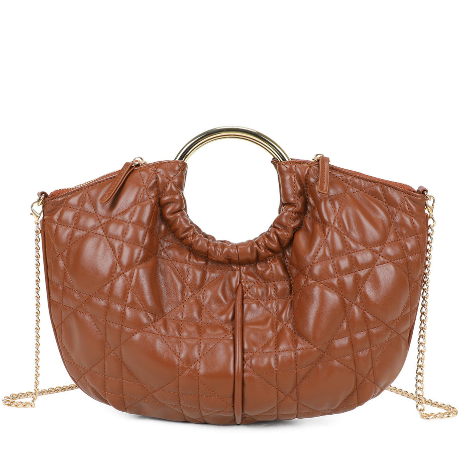 Sac shopper avec anse ronde