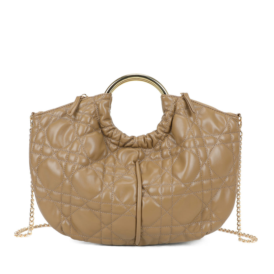 Sac shopper avec anse ronde