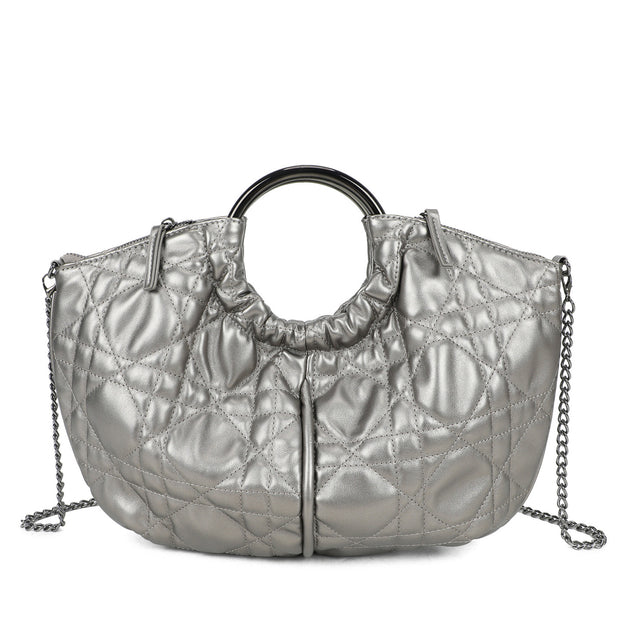 Sac shopper avec anse ronde