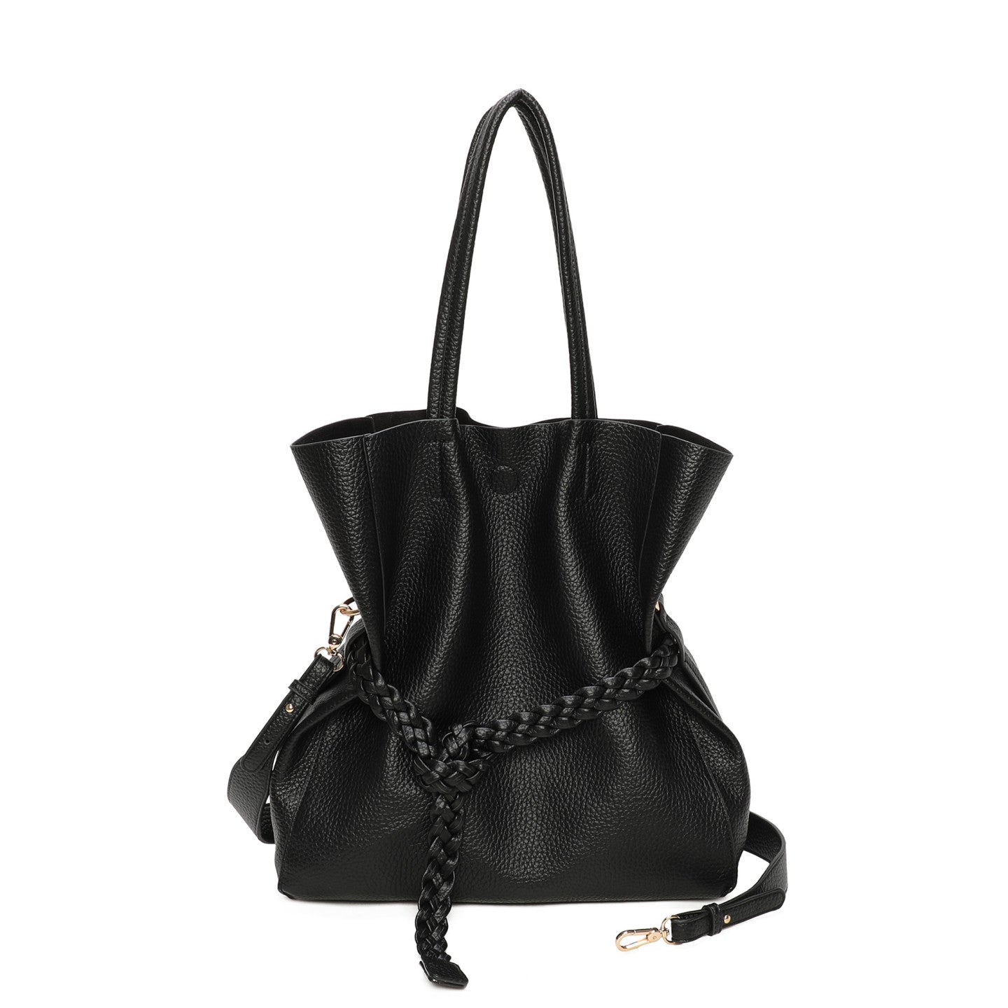 Sac shopper avec boucle tressée