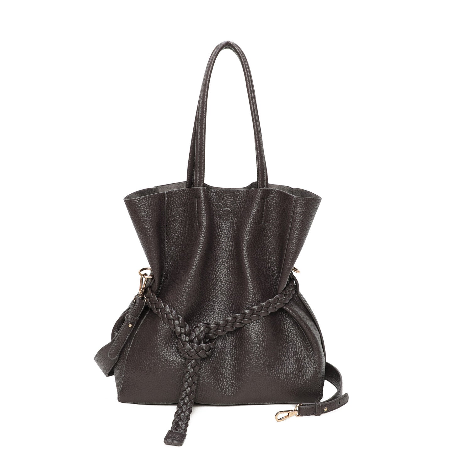 Sac shopper avec boucle tressée