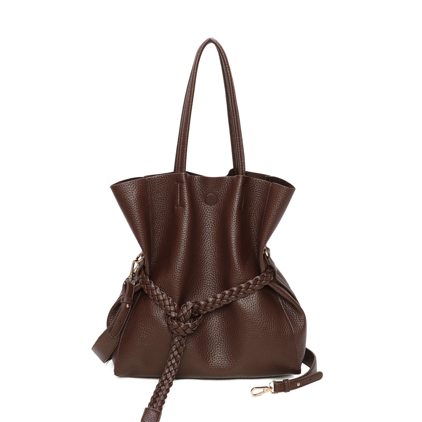 Sac shopper avec boucle tressée