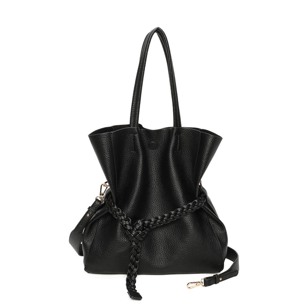 Sac shopper avec boucle tressée