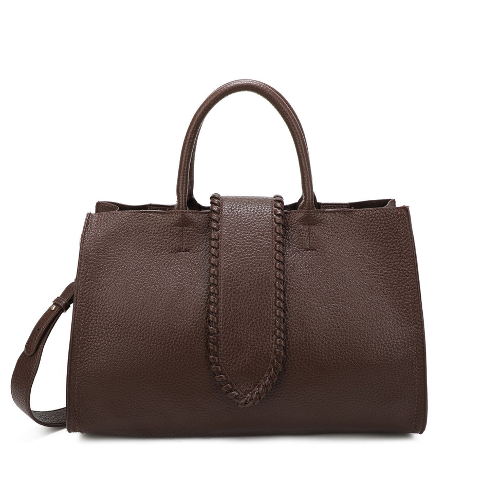 Sac shopper avec bouton