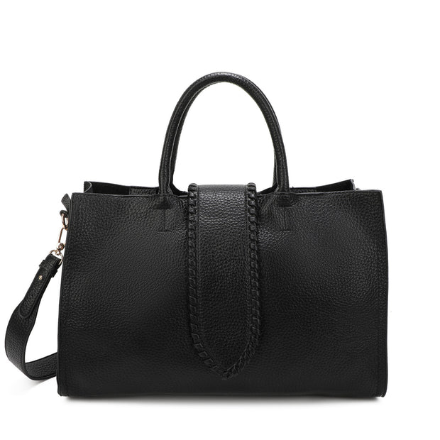 Sac shopper avec bouton