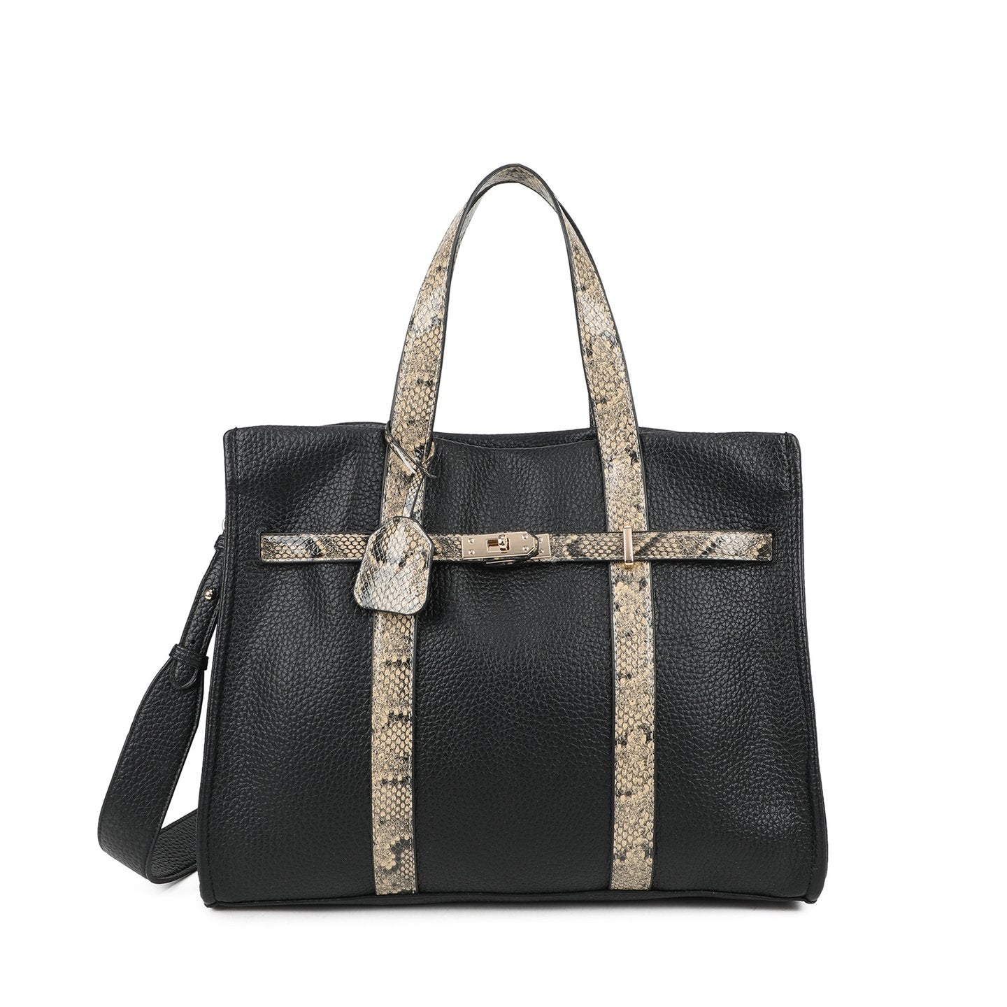 Sac Shopper avec détails imprimé animal