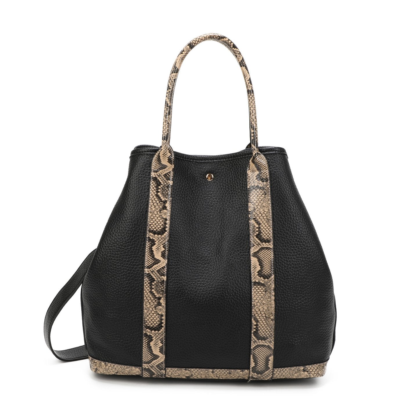 Sac Shopper avec détails imprimé animal