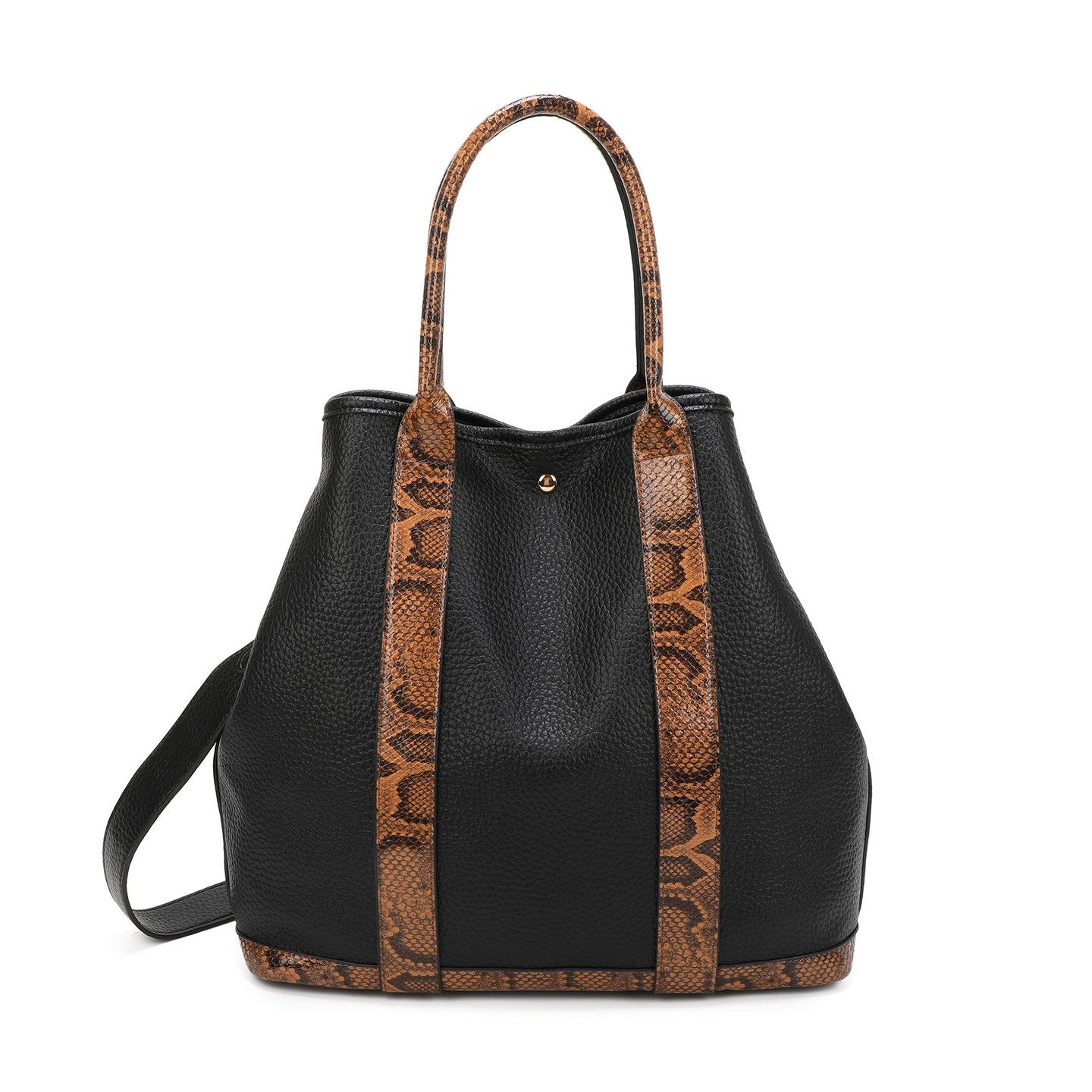 Sac Shopper avec détails imprimé animal