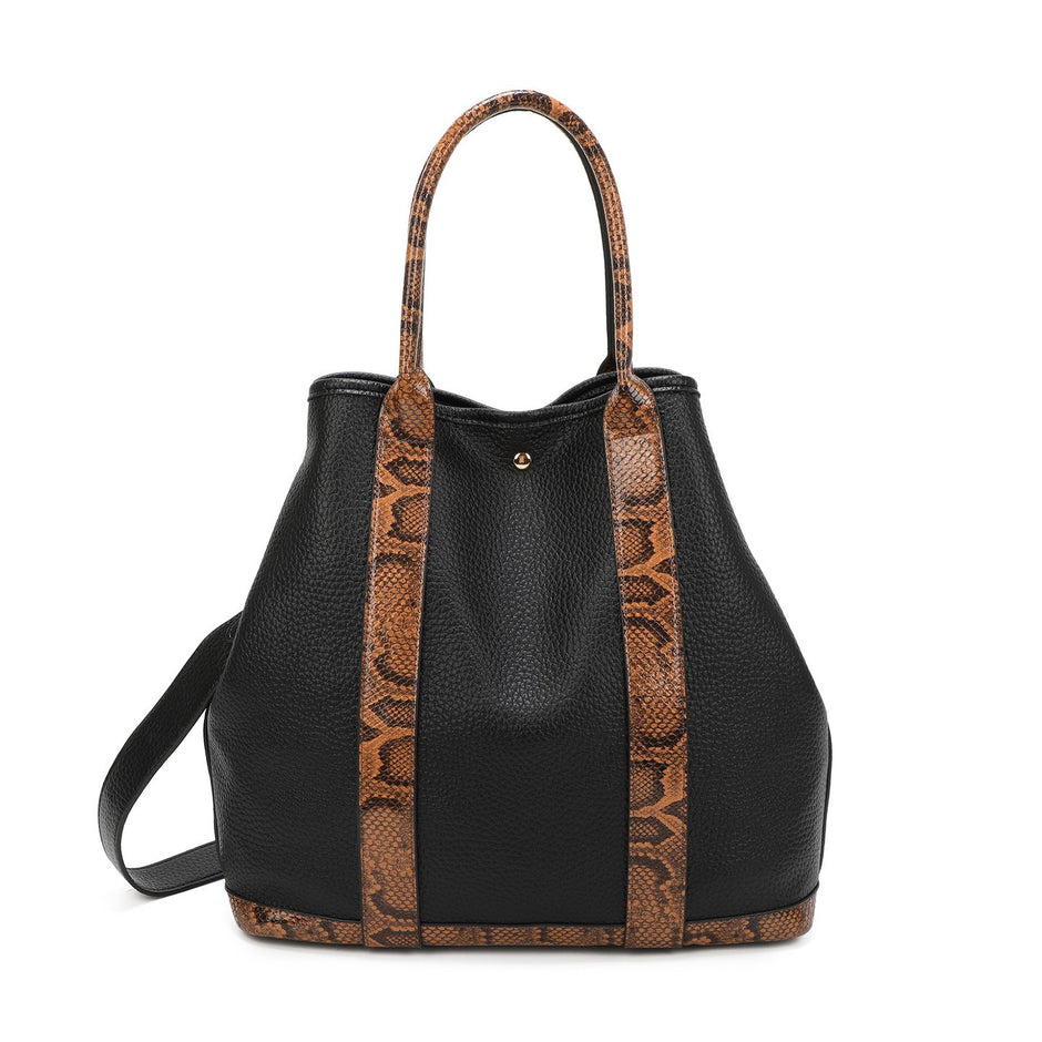 Sac Shopper avec détails imprimé animal