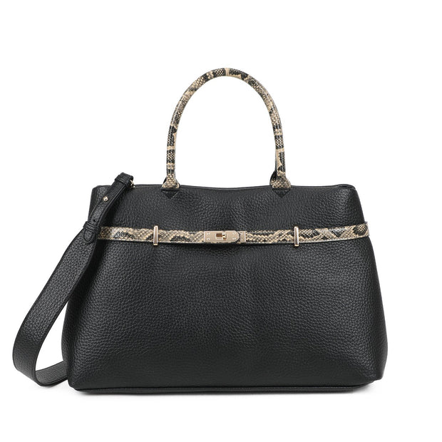 Sac Shopper avec détails imprimé animal