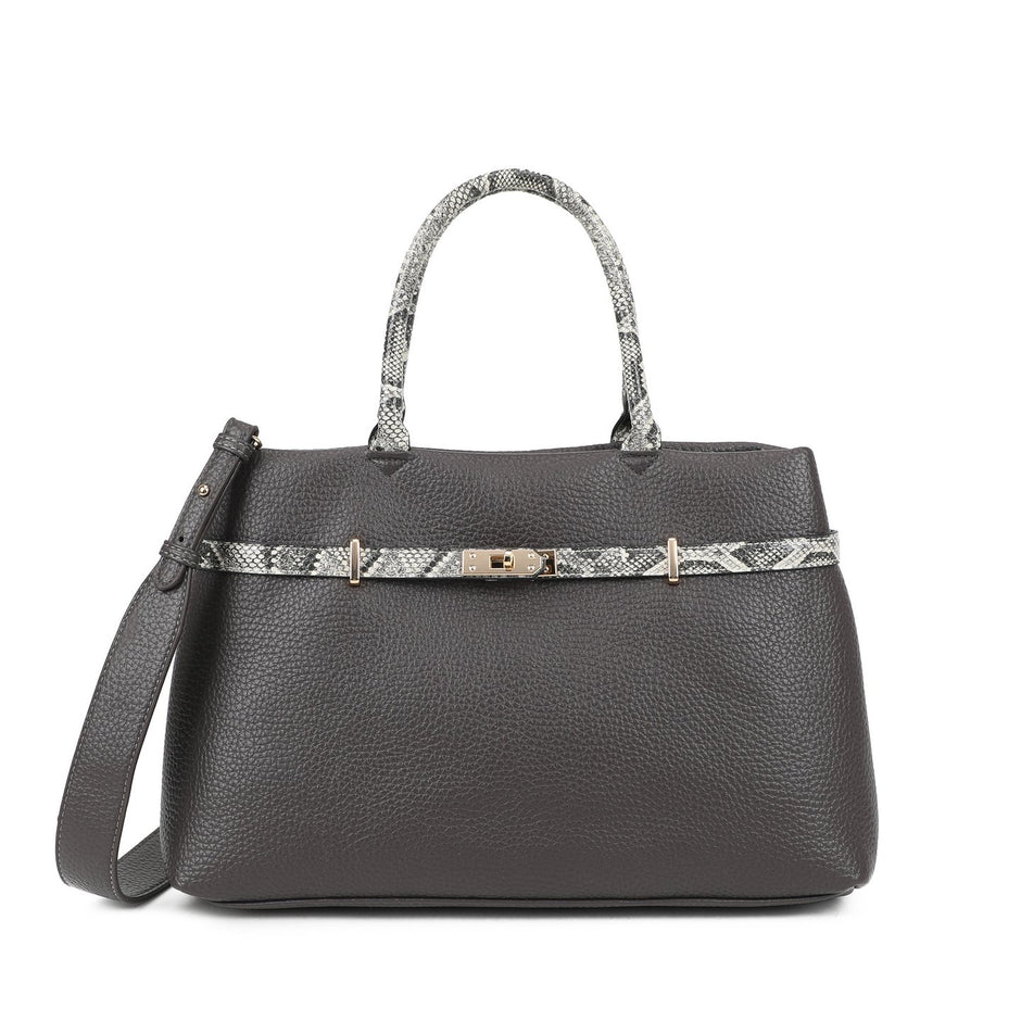 Sac Shopper avec détails imprimé animal