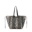 Sac Shopper avec fourrure et imprimé animal