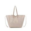 Sac Shopper avec fourrure et vernis