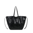 Sac Shopper avec fourrure et vernis
