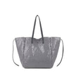 Sac Shopper avec fourrure et vernis