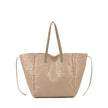 Sac Shopper avec fourrure et vernis