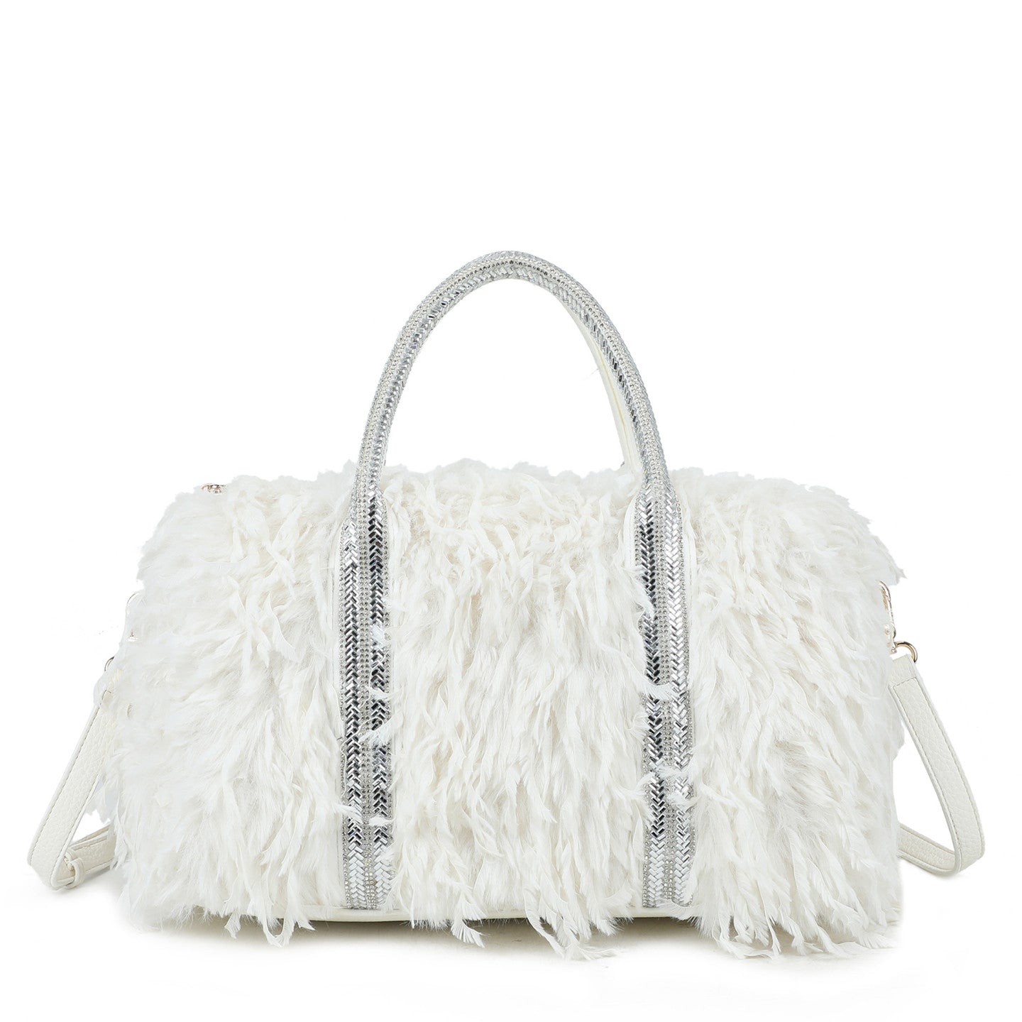 Sac shopper avec fourrure