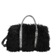 Sac shopper avec fourrure