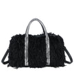 Sac shopper avec fourrure