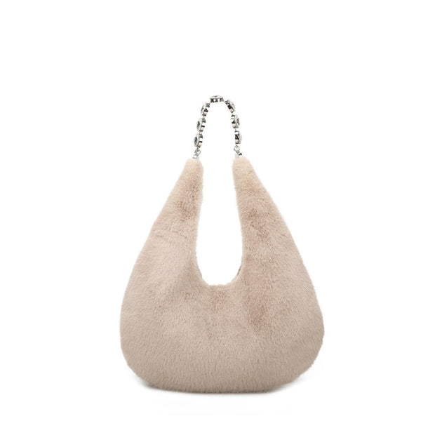 Sac Shopper avec fourrure