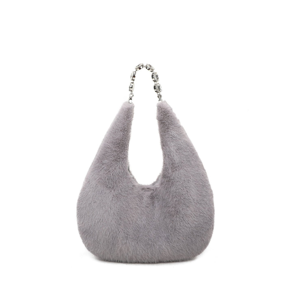 Sac Shopper avec fourrure