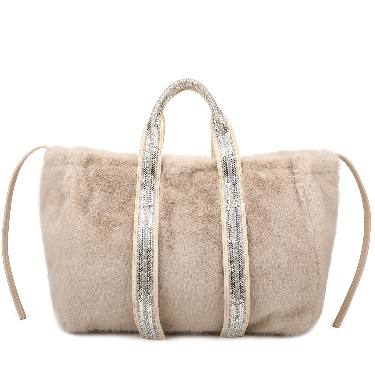 Sac Shopper avec fourrure