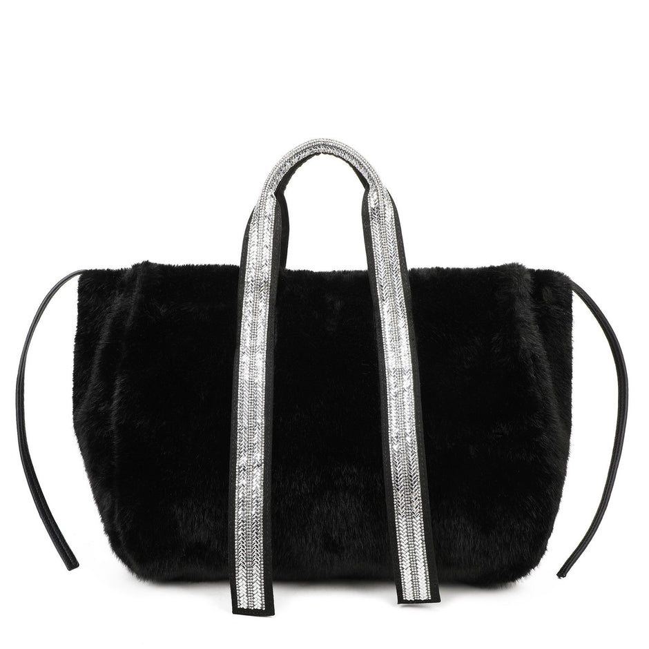 Sac Shopper avec fourrure