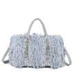 Sac shopper avec fourrure