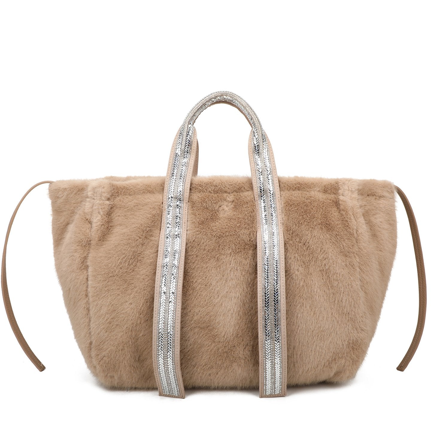 Sac Shopper avec fourrure