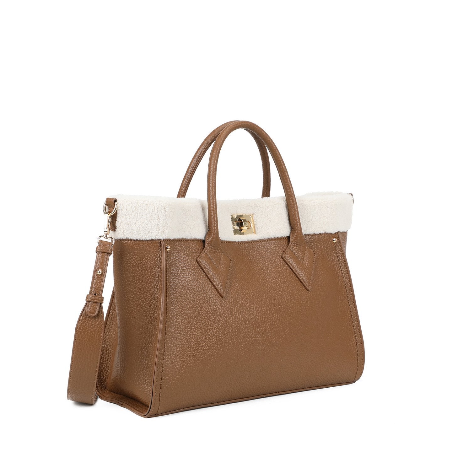 Sac Shopper avec fourrure