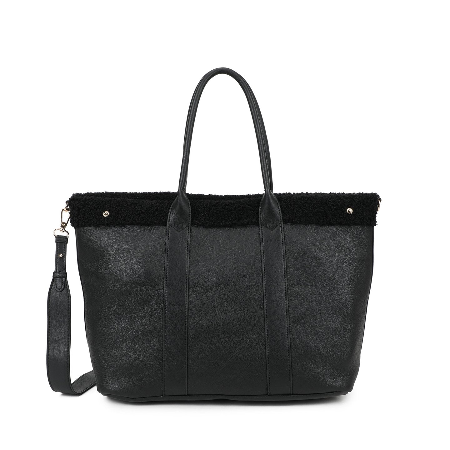 Sac Shopper avec fourrure