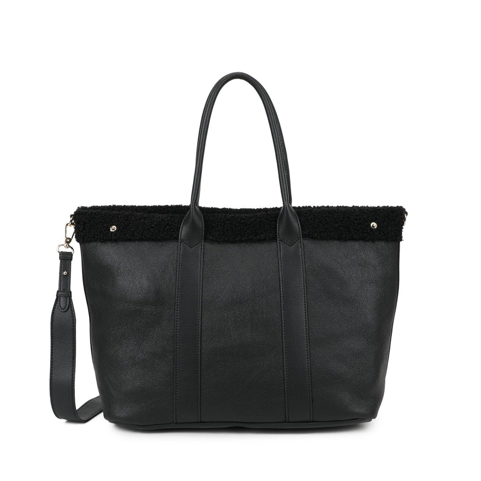 Sac Shopper avec fourrure
