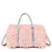 Sac shopper avec fourrure