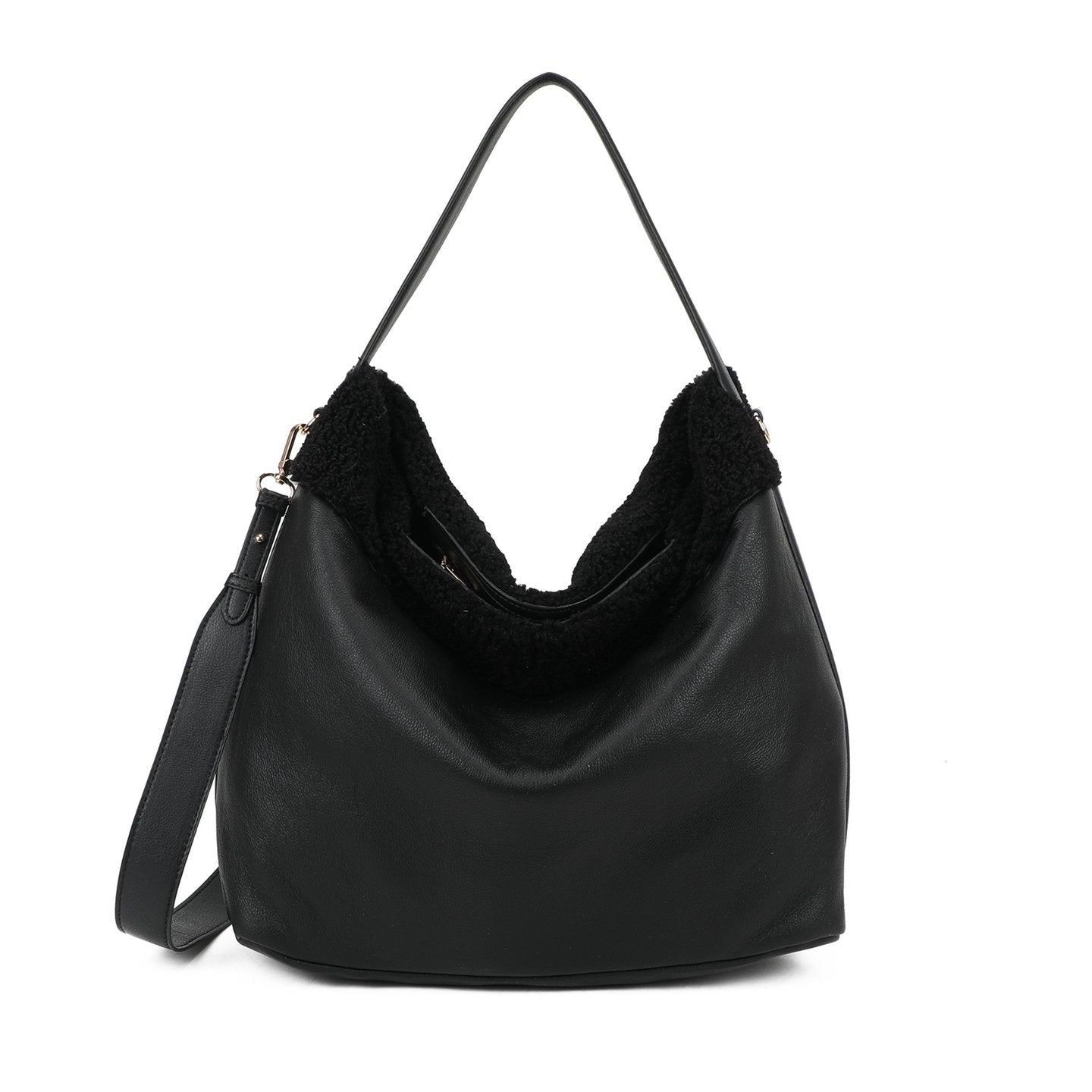 Sac Shopper avec fourrure