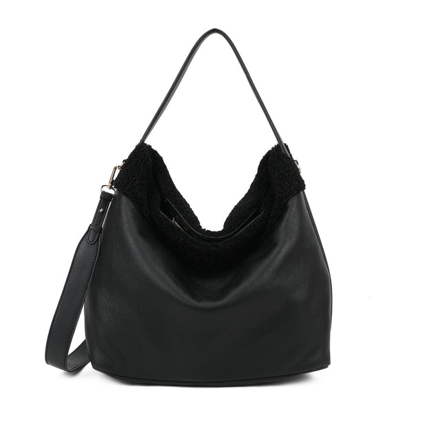 Sac Shopper avec fourrure